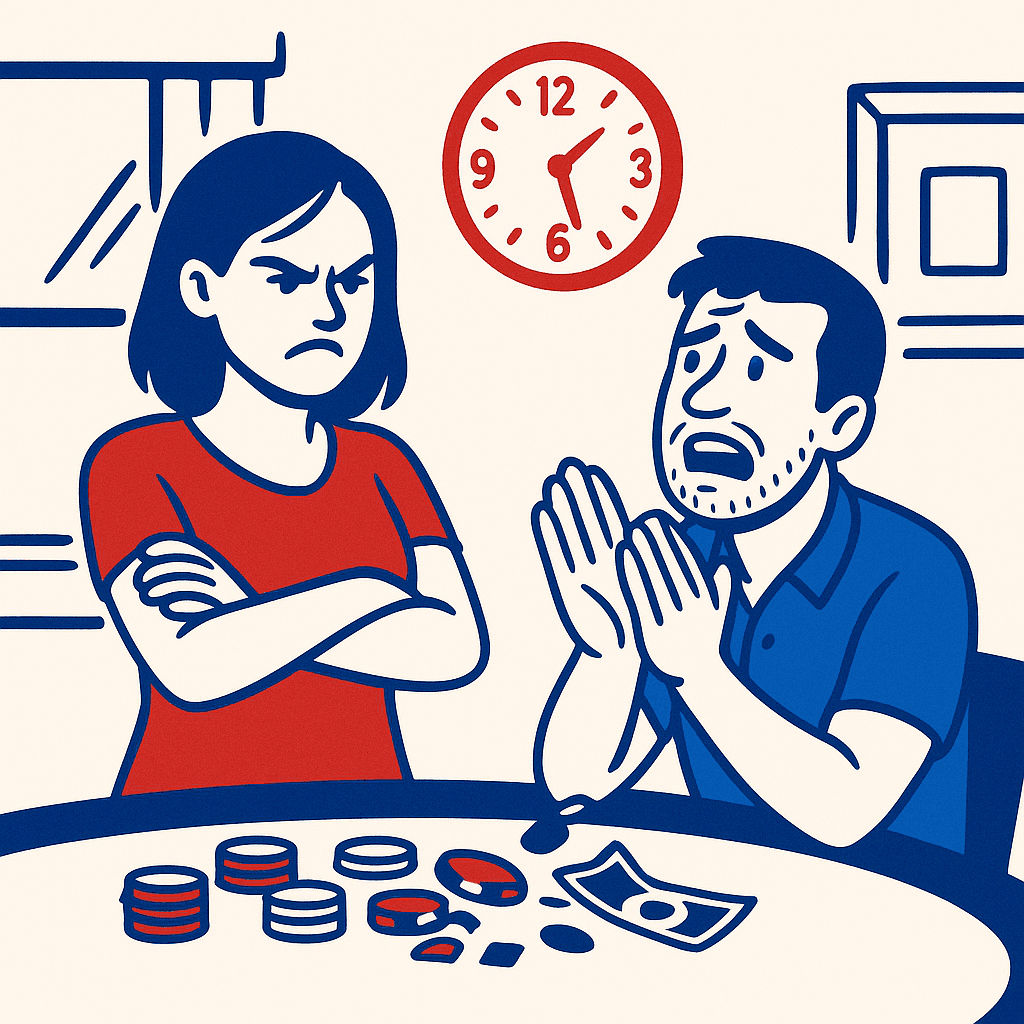 Wife wants game done by 9:30 sharp
